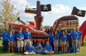 acp team in front of pirate ship
