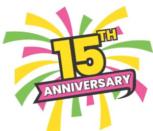 acp entertainment 15th anniversary logo