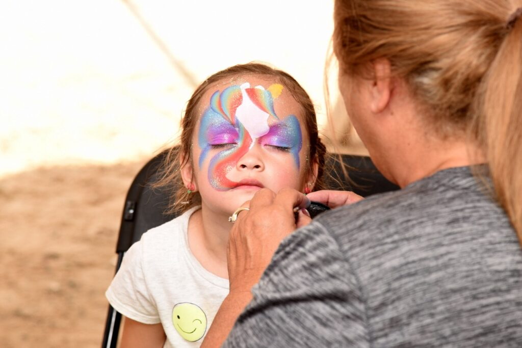 face painting activity