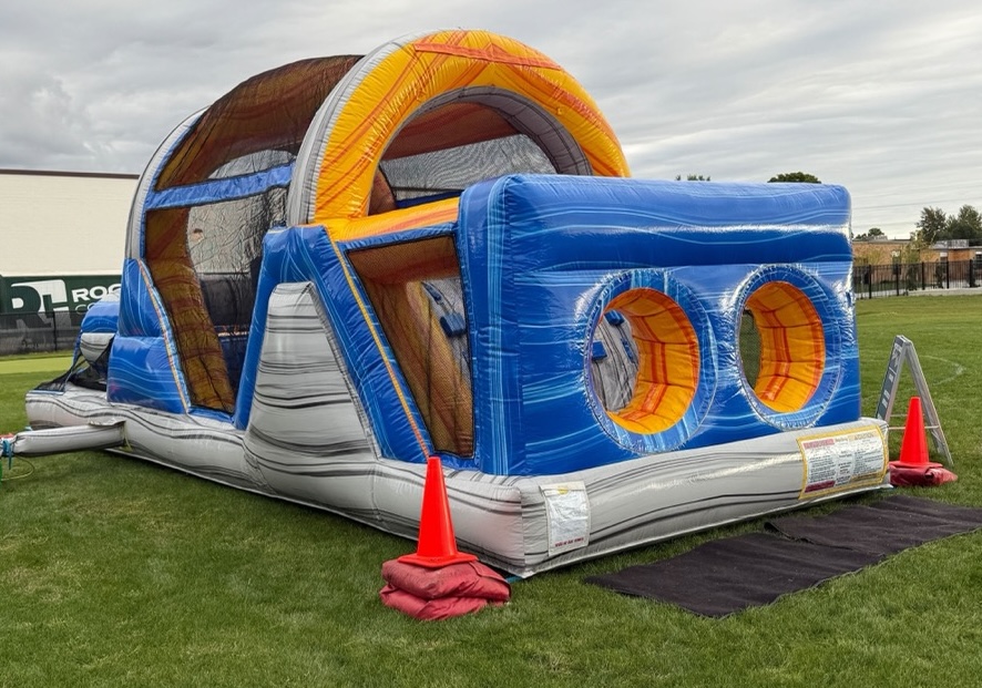 30 foot race maze obstacle course rental inflatable