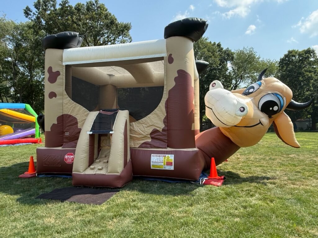 cow themed bounce house rental michigan