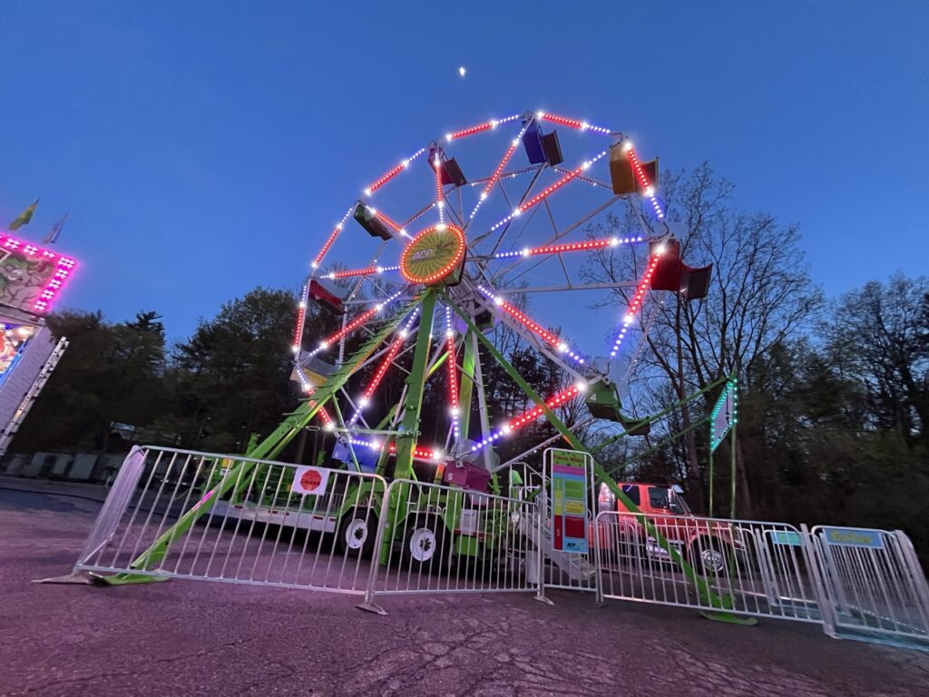 Ferris wheel rental michigan night picture Large