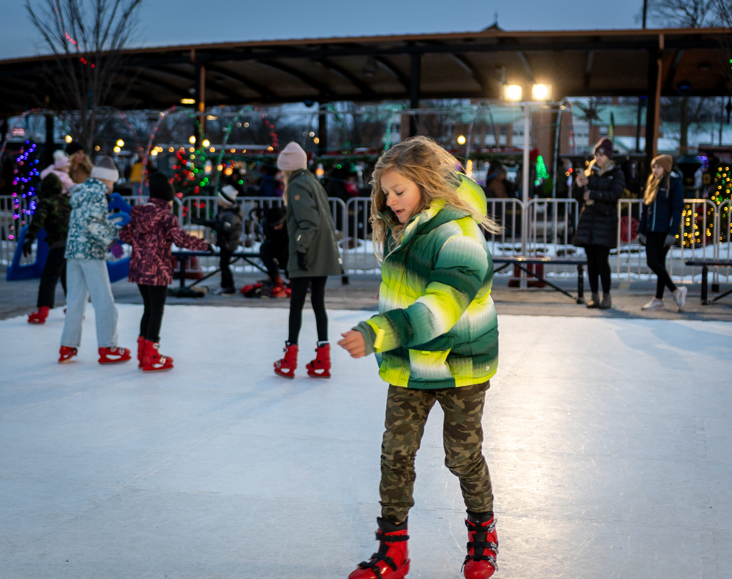 Synthetic Ice Skating