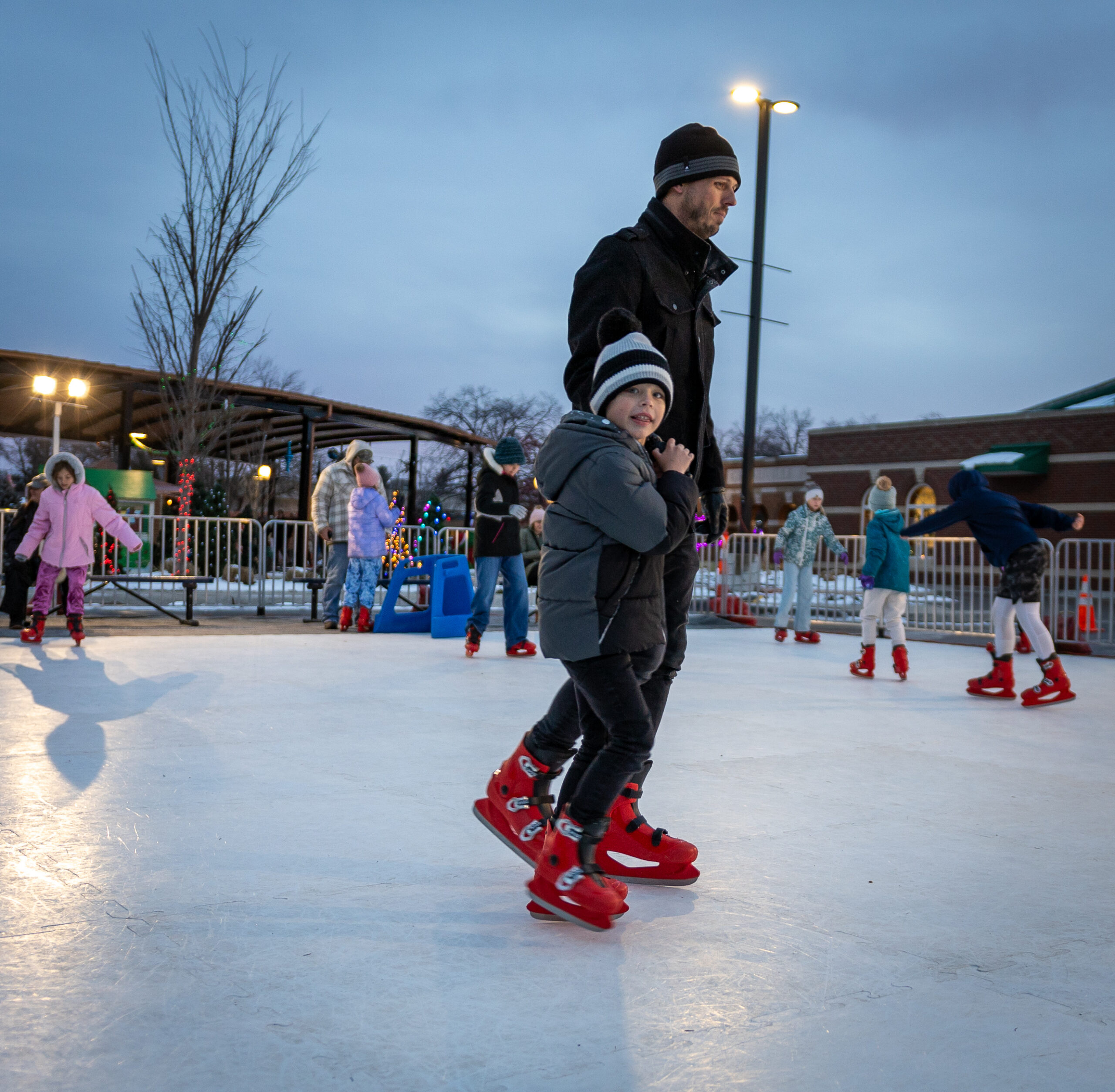 Synthetic Ice Skating 