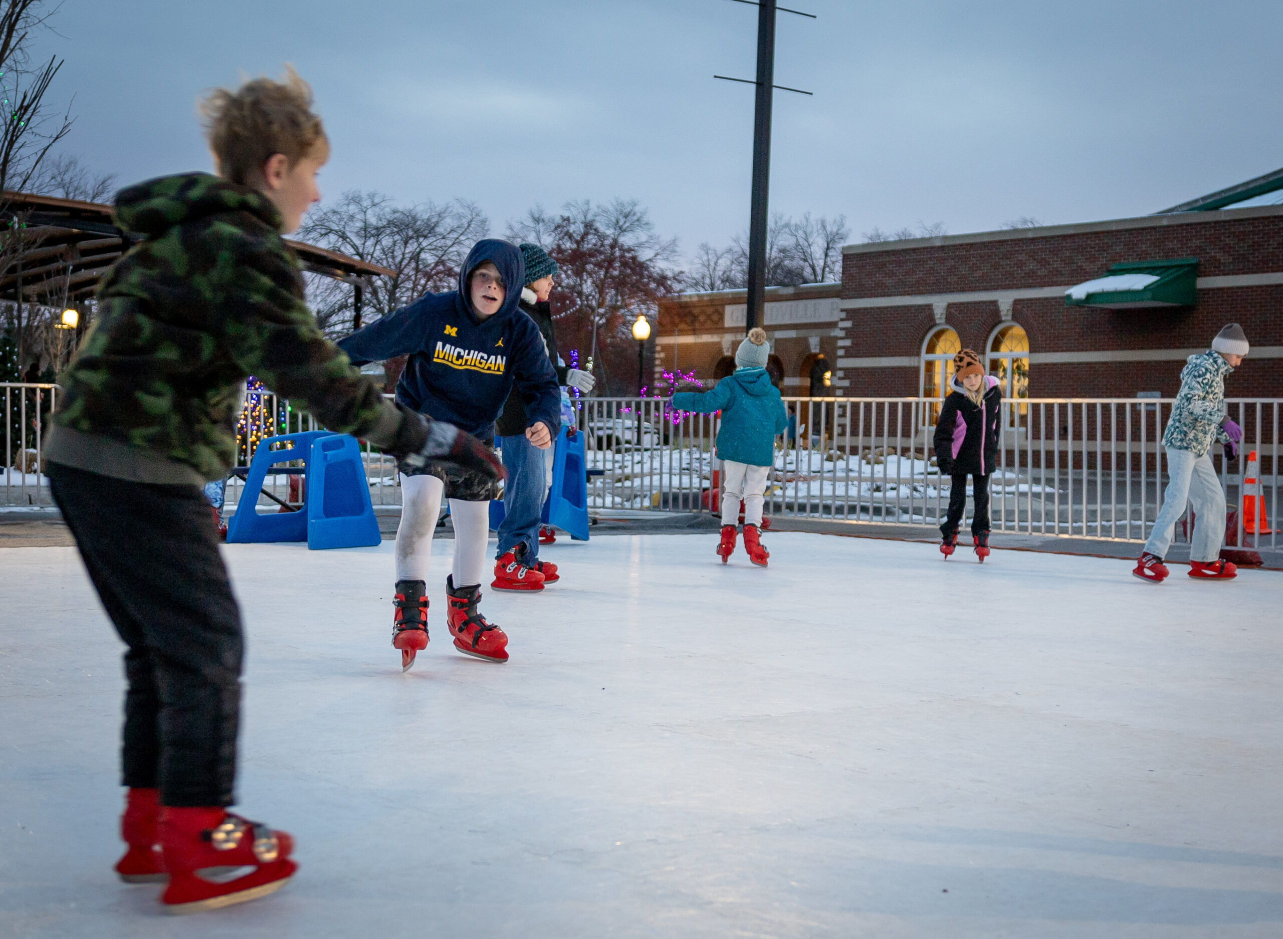 Synthetic Ice Skating