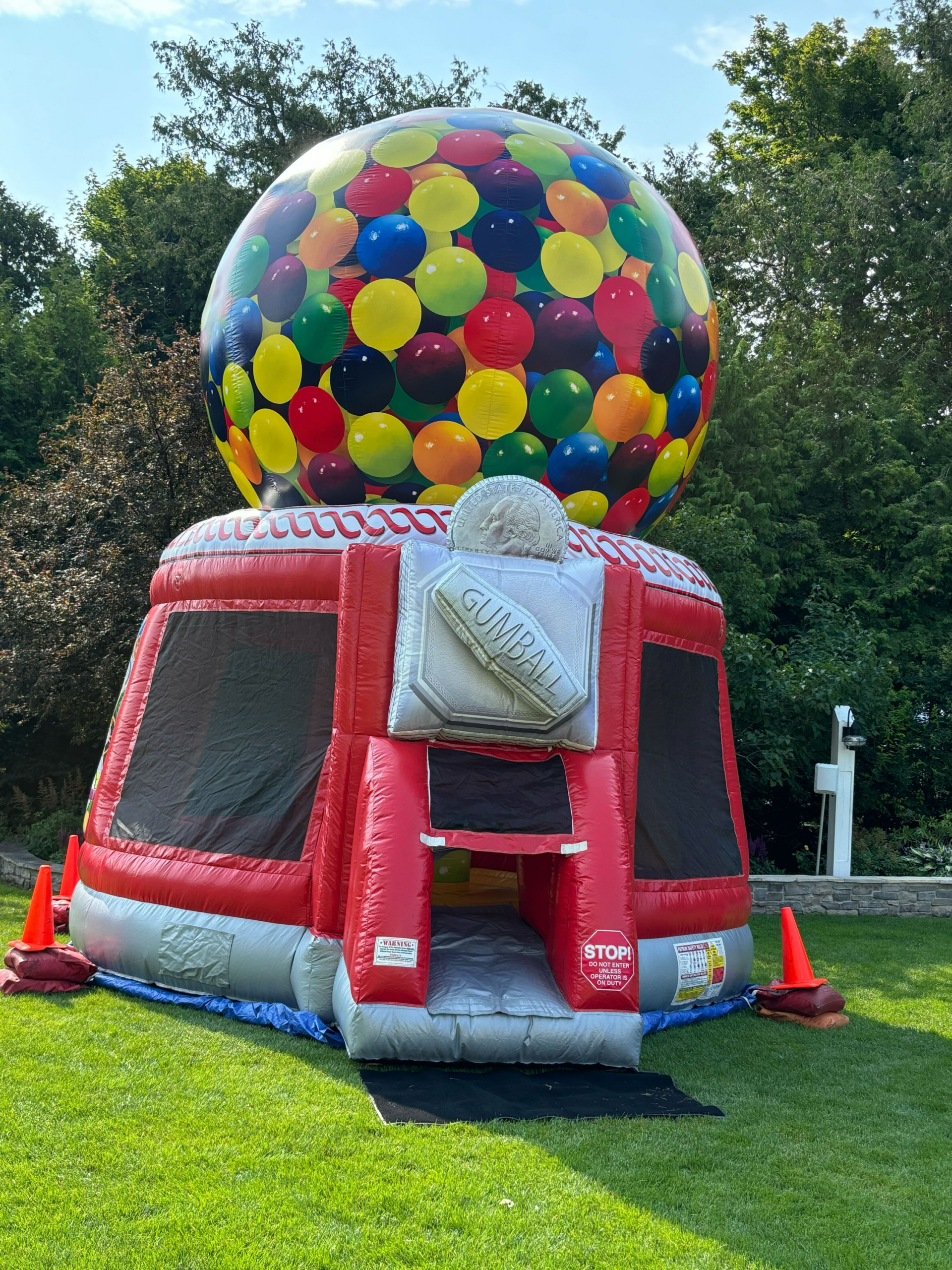 Gum Ball Machine Inflate