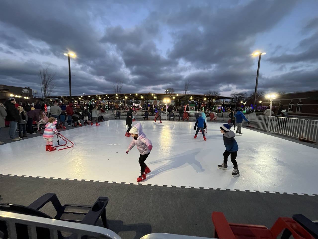 Synthetic Ice Skating Rink